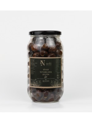 Ayvalık Yuvarlama Siyah Zeytin Cam Kav. 1000 cc